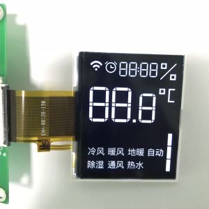 Чорний сегмент LCD високий контраст