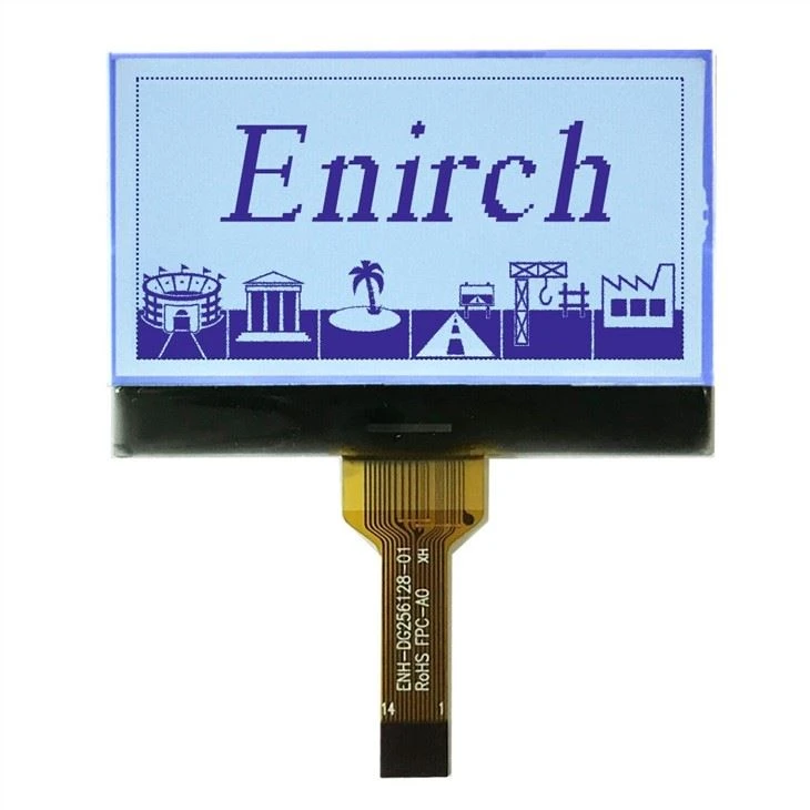 2.7 Inch 256x128 Graphic LCD Display SPI Interface
